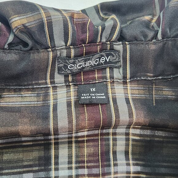Claudia eve plaid jacket 1X
Lot L - Picture 4 of 7